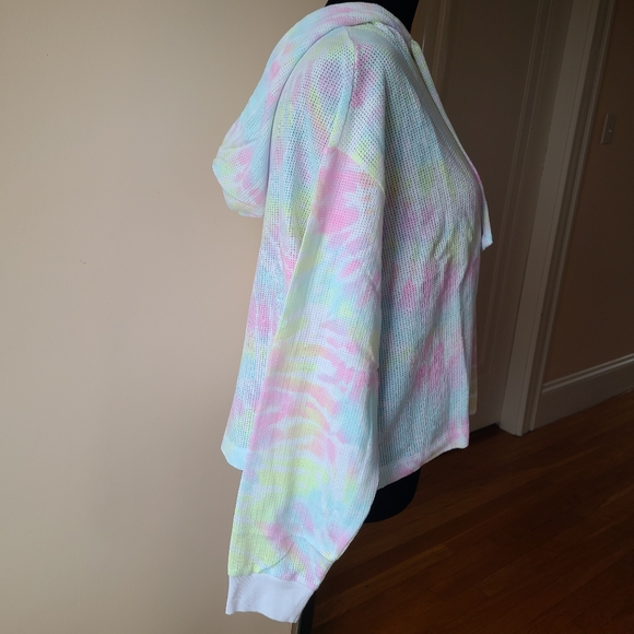 Pink Mesh Pullover Tie Dye - Picture 6 of 8